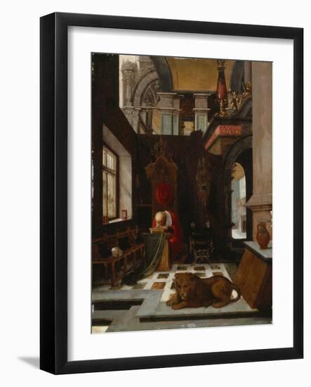 St. Jerome in His Study-Hendrick Steenwijk-Framed Giclee Print