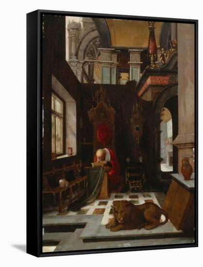 St. Jerome in His Study-Hendrick Steenwijk-Framed Stretched Canvas