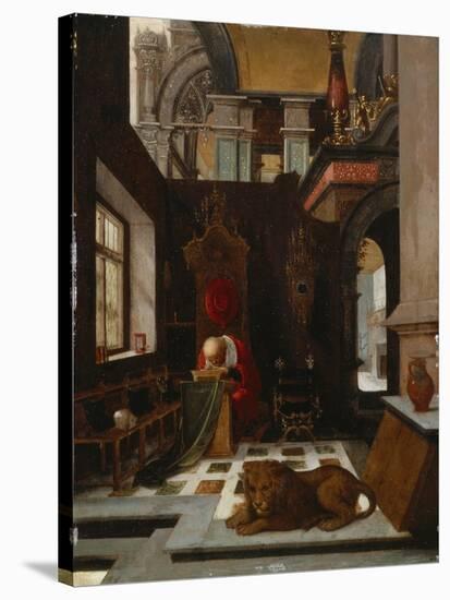 St. Jerome in His Study-Hendrick Steenwijk-Stretched Canvas