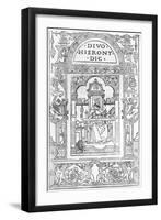 St. Jerome in His Study-Italian School-Framed Giclee Print