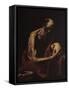 St. Jerome in Meditation-Jusepe de Ribera-Framed Stretched Canvas