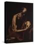 St. Jerome in Meditation-Jusepe de Ribera-Stretched Canvas