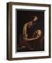 St. Jerome in Meditation-Jusepe de Ribera-Framed Art Print