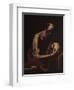 St. Jerome in Meditation-Jusepe de Ribera-Framed Art Print