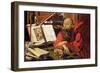 St. Jerome in Meditation-Marinus van Roejmerswaelen-Framed Giclee Print