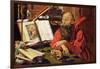 St. Jerome in Meditation-Marinus van Roejmerswaelen-Framed Giclee Print