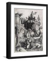 St. Jerome in Penitence, C. 1497-Albrecht Dürer-Framed Giclee Print