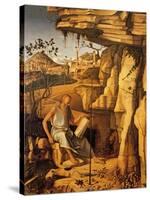 St. Jerome in the Desert, 1480-87-Giovanni Bellini-Stretched Canvas