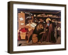 St Jerome in the Studio-Colantonio-Framed Giclee Print