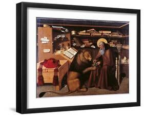 St Jerome in the Studio-Colantonio-Framed Giclee Print