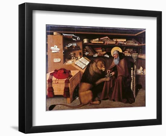 St Jerome in the Studio-Colantonio-Framed Giclee Print