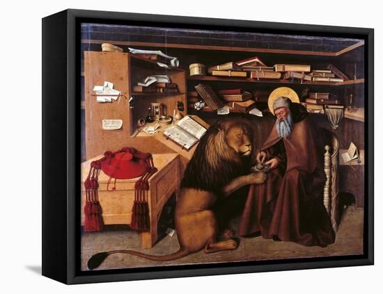 St Jerome in the Studio-Colantonio-Framed Stretched Canvas