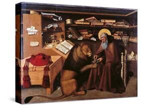 St Jerome in the Studio-Colantonio-Stretched Canvas