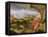 St. Jerome in the Wilderness, 16th Century-Lambert Sustris-Framed Stretched Canvas