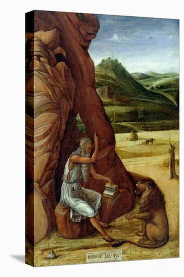 St. Jerome in the Wilderness, C.1450-Giovanni Bellini-Stretched Canvas