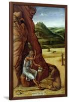 St. Jerome in the Wilderness, C.1450-Giovanni Bellini-Framed Giclee Print