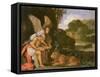 St. Jerome in the Wilderness-Adam Elsheimer-Framed Stretched Canvas