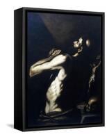 St Jerome, Late 16th-Early 17th Century-Louis Finson-Framed Stretched Canvas
