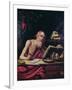 St. Jerome (Oil on Wood)-Flemish School-Framed Giclee Print