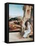 St Jerome Reading in a Landscape, C1450-1516-Giovanni Bellini-Framed Stretched Canvas