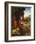 St. Jerome Reading-Lucas Cranach the Elder-Framed Giclee Print