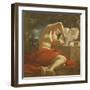 St. Jerome Sealing a Letter-Guercino-Framed Giclee Print