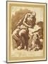 St. Jerome Seated on a Rock, Writing-Jacopo Negretti-Mounted Giclee Print