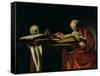 St. Jerome Writing, circa 1604-Caravaggio-Framed Stretched Canvas