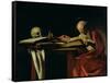 St. Jerome Writing, circa 1604-Caravaggio-Framed Stretched Canvas