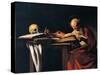 St Jerome-Caravaggio-Stretched Canvas