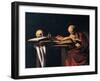 St Jerome-Caravaggio-Framed Premium Giclee Print