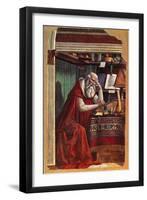 St Jerome-Gaetano Previati-Framed Giclee Print