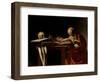 St. Jerome-Caravaggio-Framed Art Print