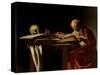 St. Jerome-Caravaggio-Stretched Canvas