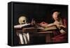 St. Jerome-Caravaggio-Framed Stretched Canvas