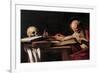 St. Jerome-Caravaggio-Framed Premium Giclee Print