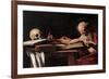 St. Jerome-Caravaggio-Framed Premium Giclee Print