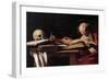 St. Jerome-Caravaggio-Framed Art Print