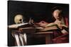 St. Jerome-Caravaggio-Stretched Canvas