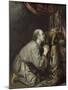 St Jerome-Matthijs Naiveu-Mounted Art Print
