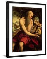 St. Jerome-Cesare Da Sesto-Framed Giclee Print