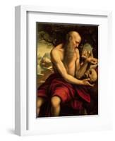 St. Jerome-Cesare Da Sesto-Framed Giclee Print