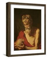 St. Jerome-Jusepe de Ribera-Framed Giclee Print