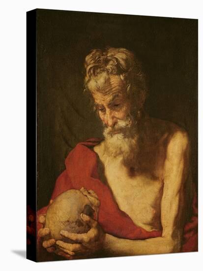 St. Jerome-Jusepe de Ribera-Stretched Canvas