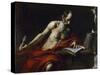 St Jerome-Valentin de Boulogne-Stretched Canvas