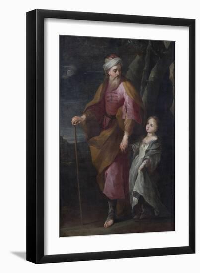 St Joachim and the Virgin Mary-null-Framed Giclee Print