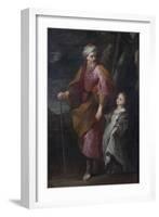 St Joachim and the Virgin Mary-null-Framed Giclee Print