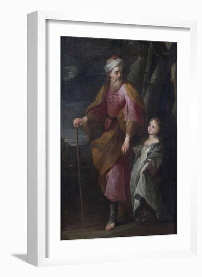 St Joachim and the Virgin Mary-null-Framed Giclee Print