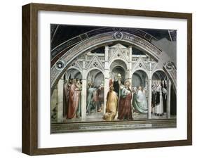 St Joachim Being Expelled from Temple, Ca 1365-Giovanni Da Milano-Framed Giclee Print