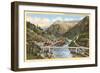 St. Joe River, Bitter Root Mountains-null-Framed Art Print